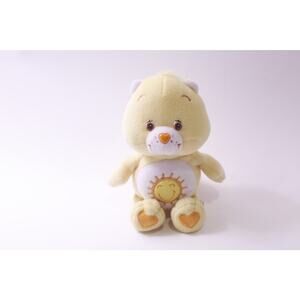 Play Along Toys, Care Bears, Funshine Bear, Small Plush, Vintage, Stuffed Animal